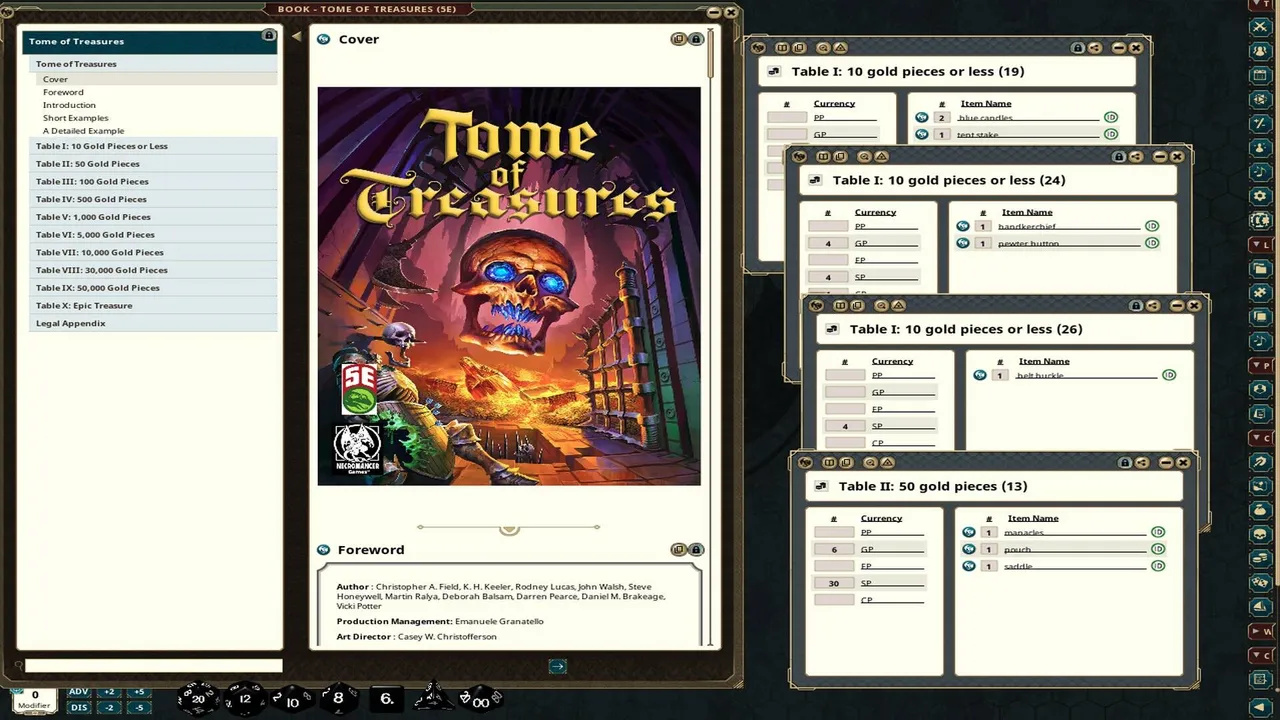 Fantasy Grounds - Tome of Treasures Screenshot 3