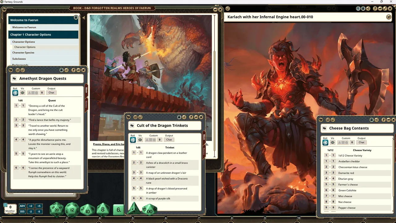 Fantasy Grounds - Dungeons & Dragons Forgotten Realms Heroes of Faerun Screenshot 3