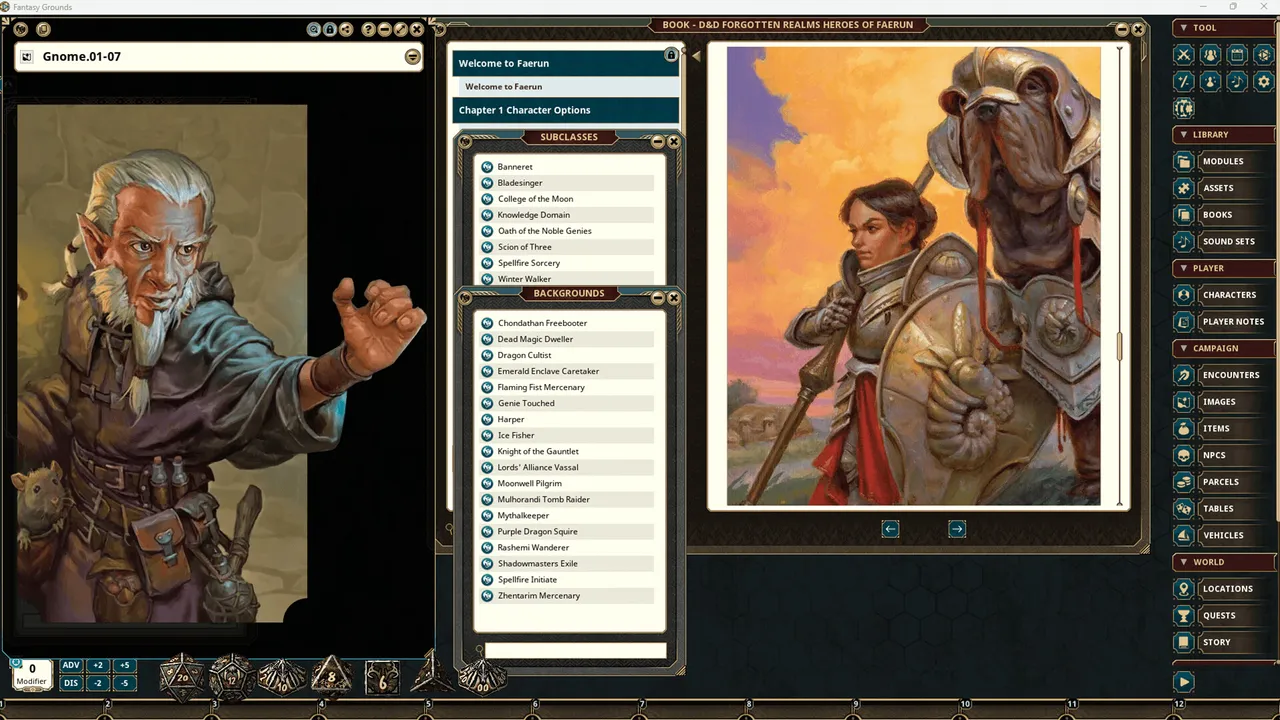 Fantasy Grounds - Dungeons & Dragons Forgotten Realms Heroes of Faerun Screenshot 2