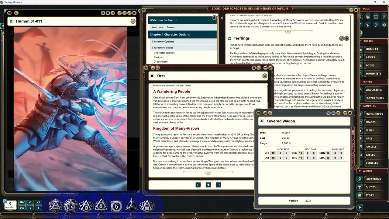 Fantasy Grounds - Dungeons & Dragons Forgotten Realms Heroes of Faerun Screenshot 0