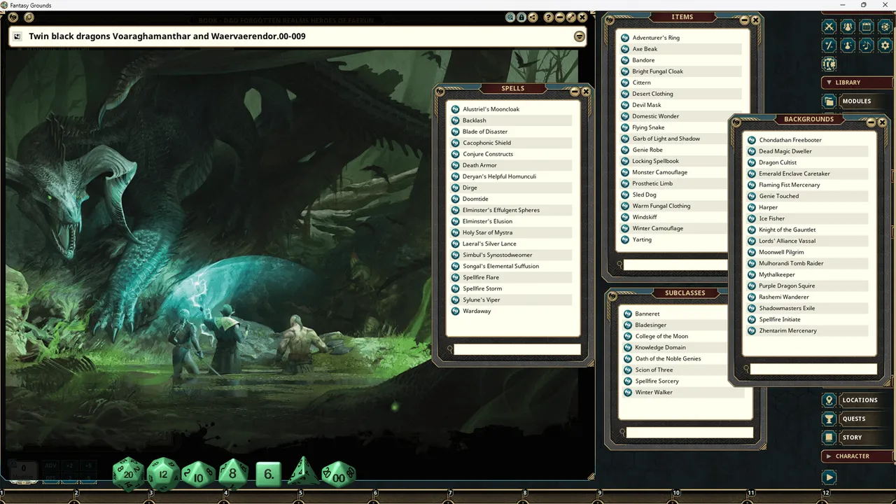 Fantasy Grounds - Dungeons & Dragons Forgotten Realms Heroes of Faerun Screenshot 5
