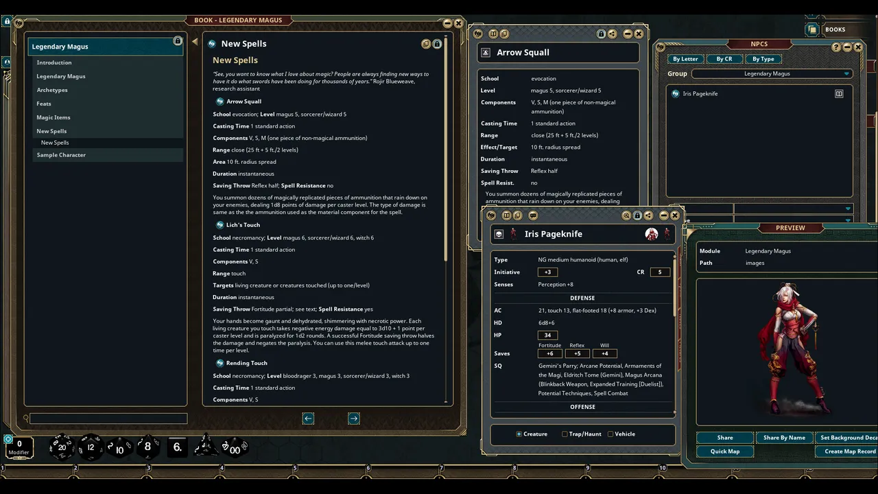 Fantasy Grounds - Legendary Magus Screenshot 1