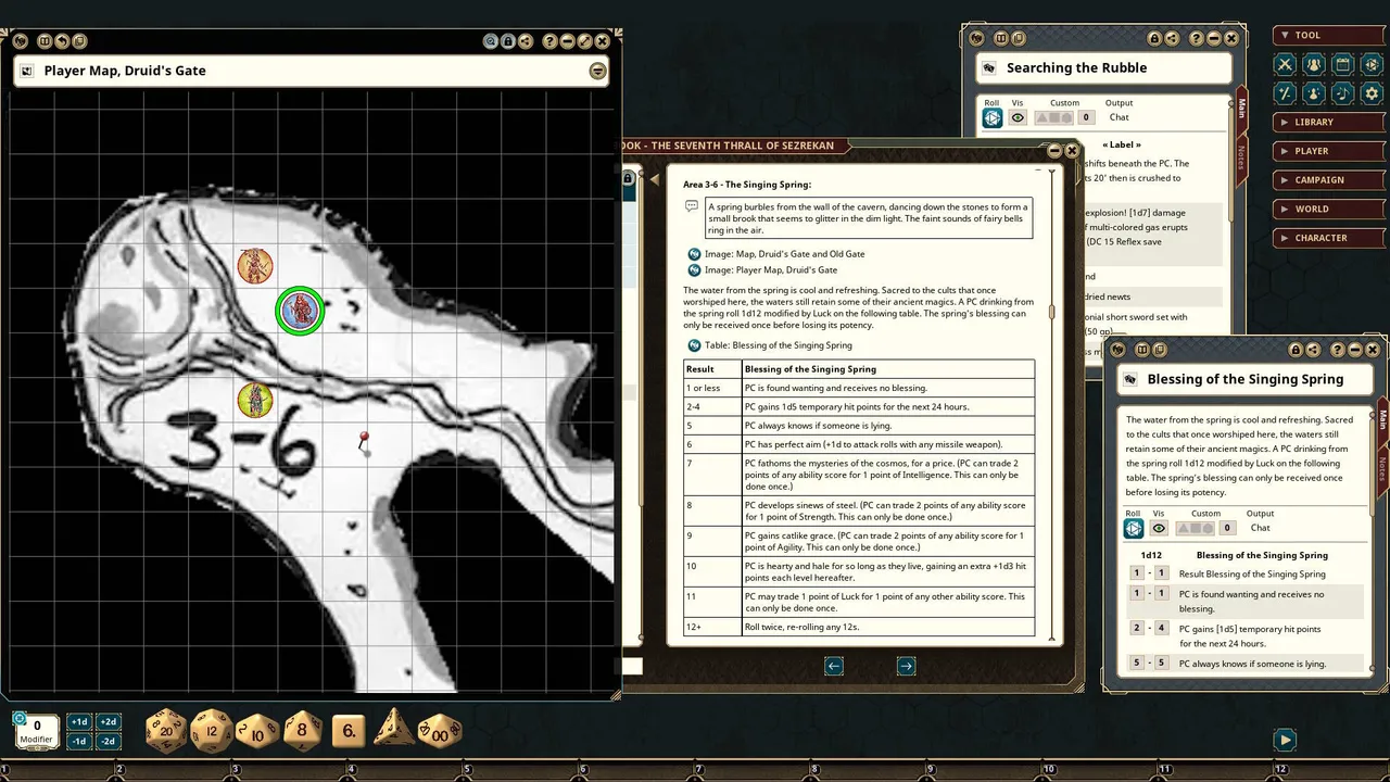 Fantasy Grounds - Dungeon Crawl Classics #108: The Seventh Thrall of Sezrekan Screenshot 2