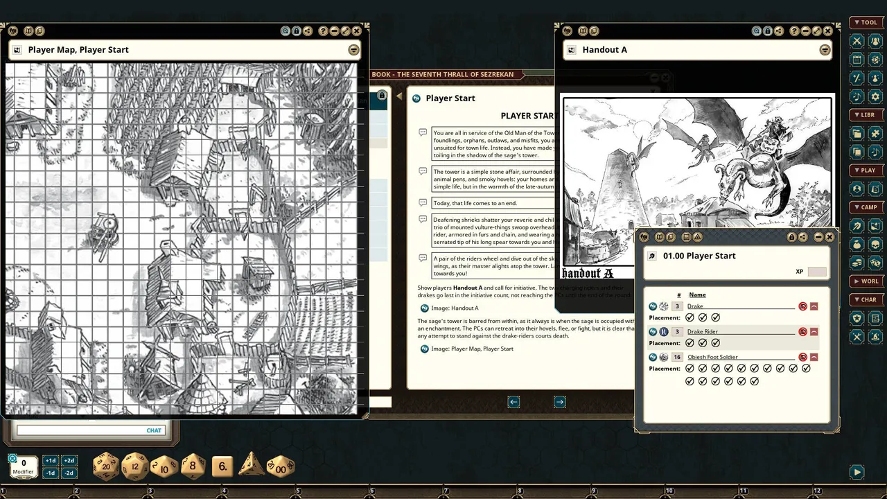 Fantasy Grounds - Dungeon Crawl Classics #108: The Seventh Thrall of Sezrekan Screenshot 4