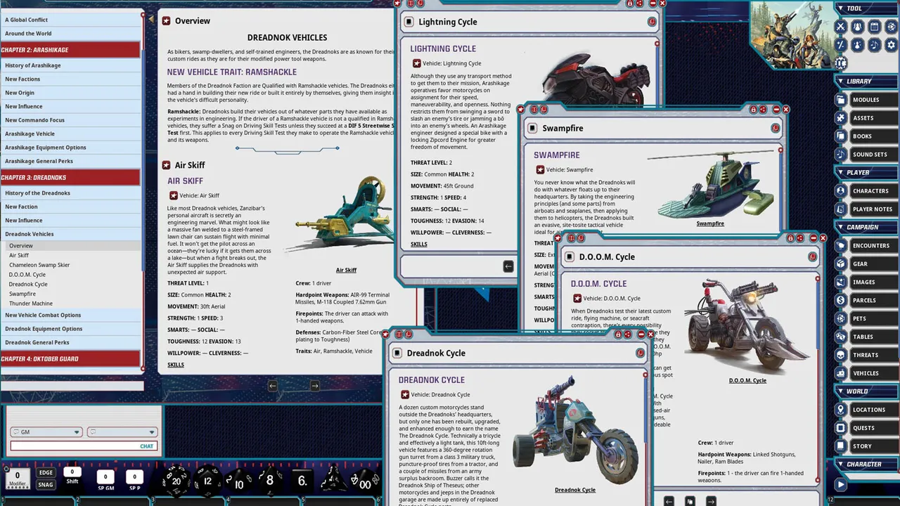 Fantasy Grounds - G.I. JOE Roleplaying Game Intercontinental Adventures: Factions in Action Vol. 2 Screenshot 4