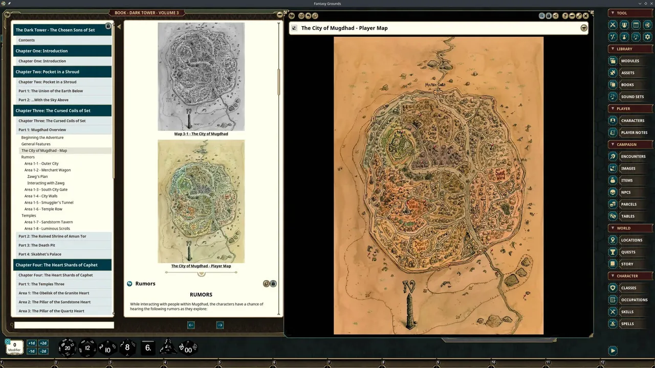 Fantasy Grounds - Dungeon Crawl Classics - Dark Tower Screenshot 2