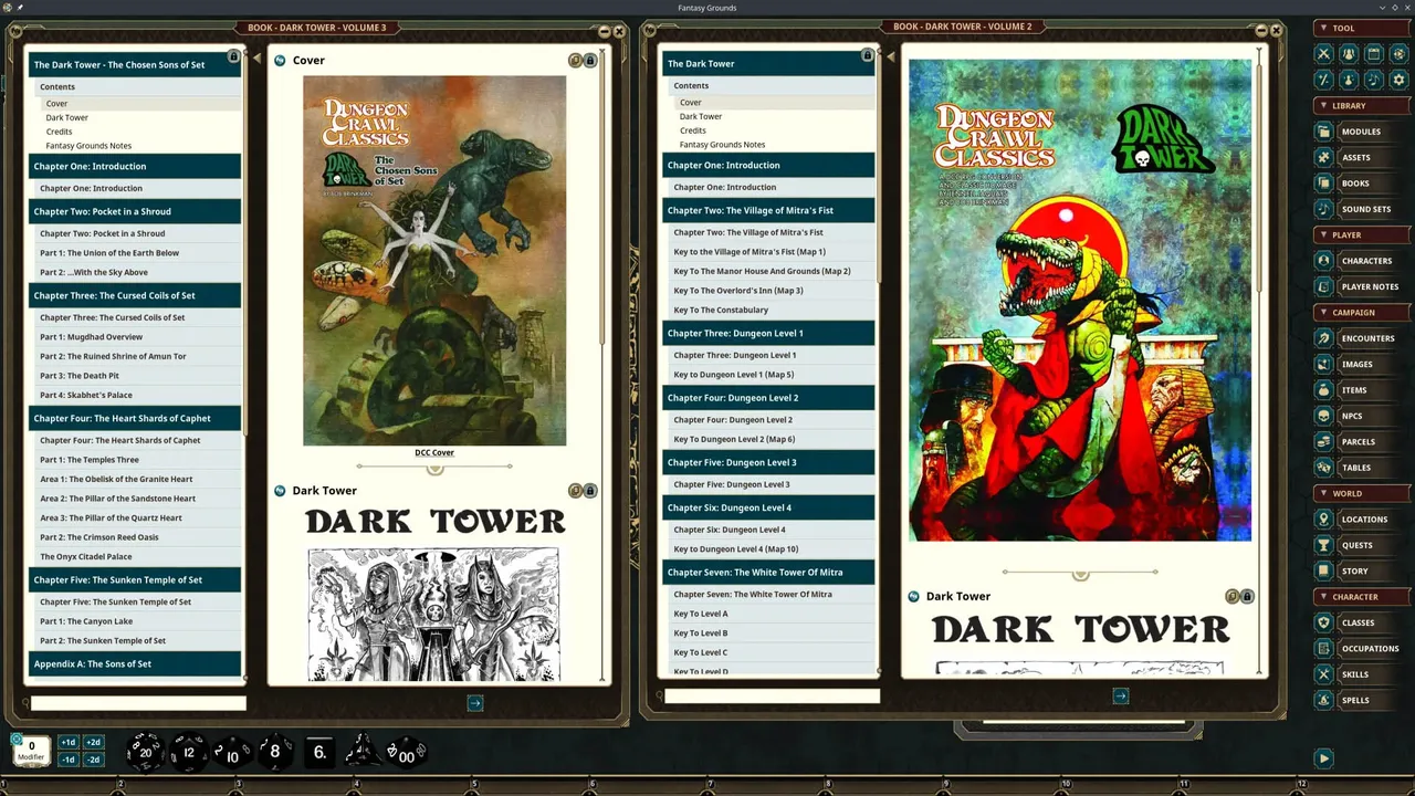 Fantasy Grounds - Dungeon Crawl Classics - Dark Tower Screenshot 0