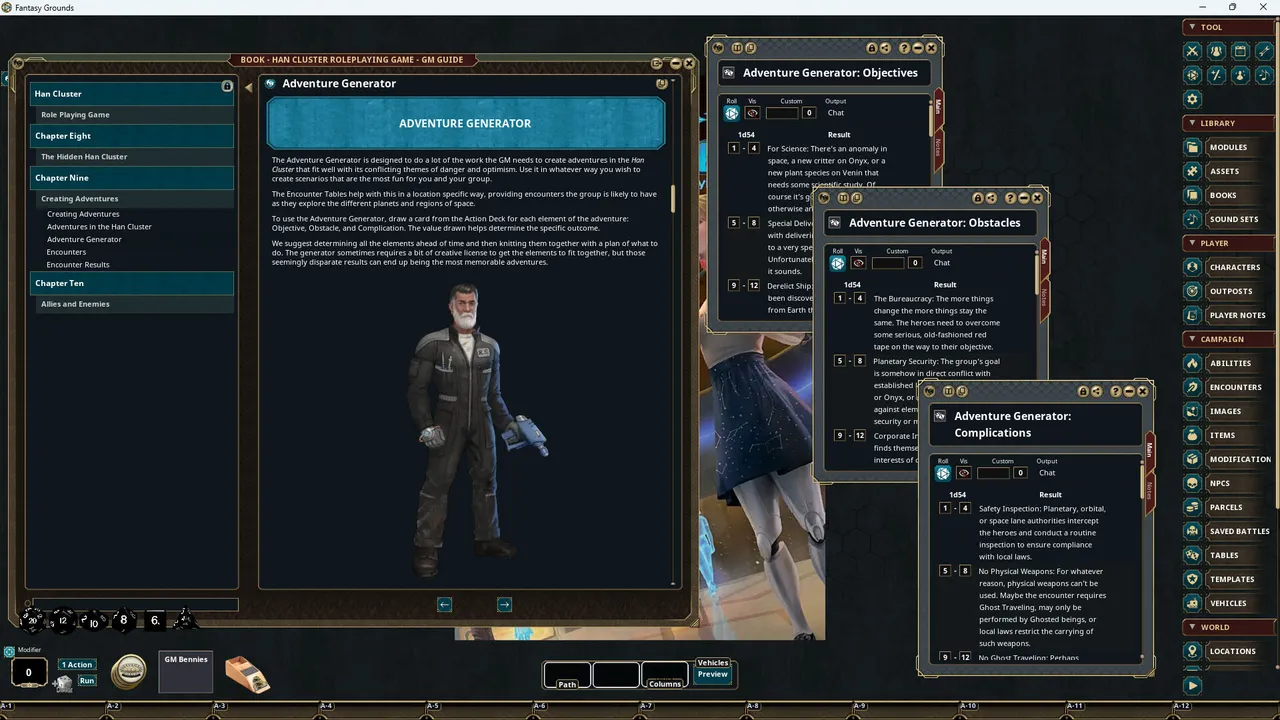 Fantasy Grounds - Savage Worlds - Han Cluster Role Playing Game Screenshot 0