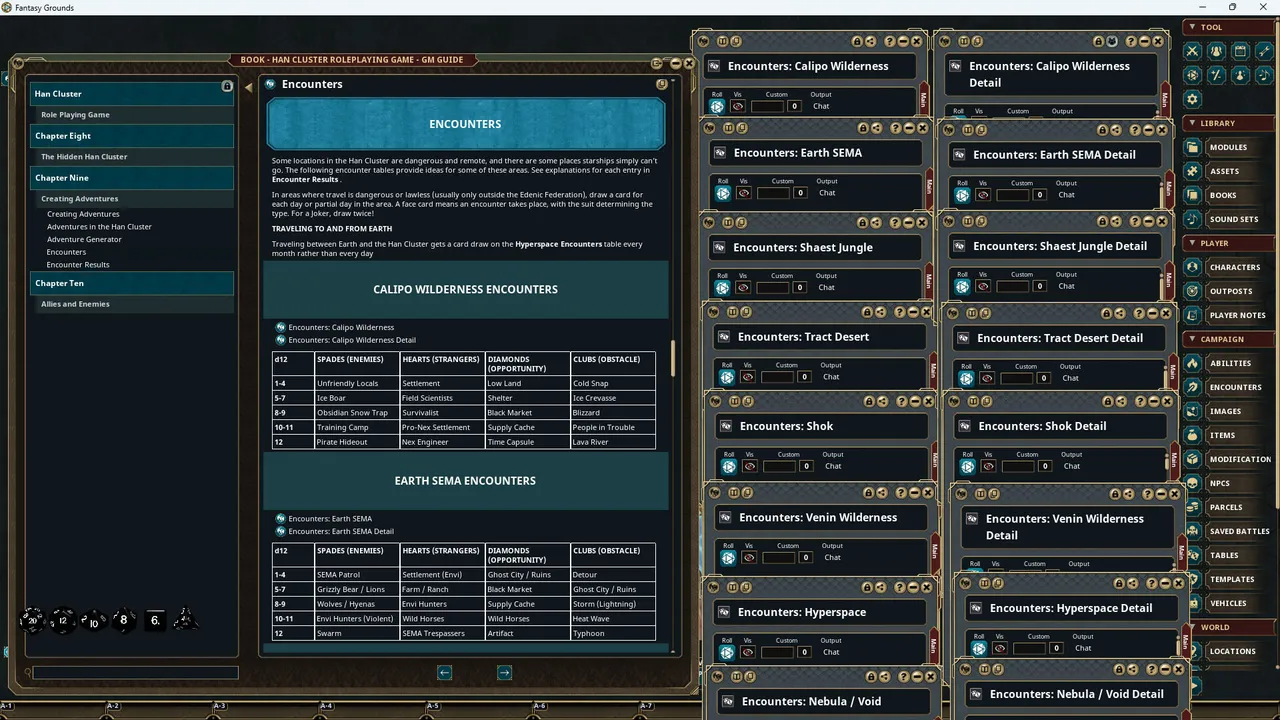 Fantasy Grounds - Savage Worlds - Han Cluster Role Playing Game Screenshot 3