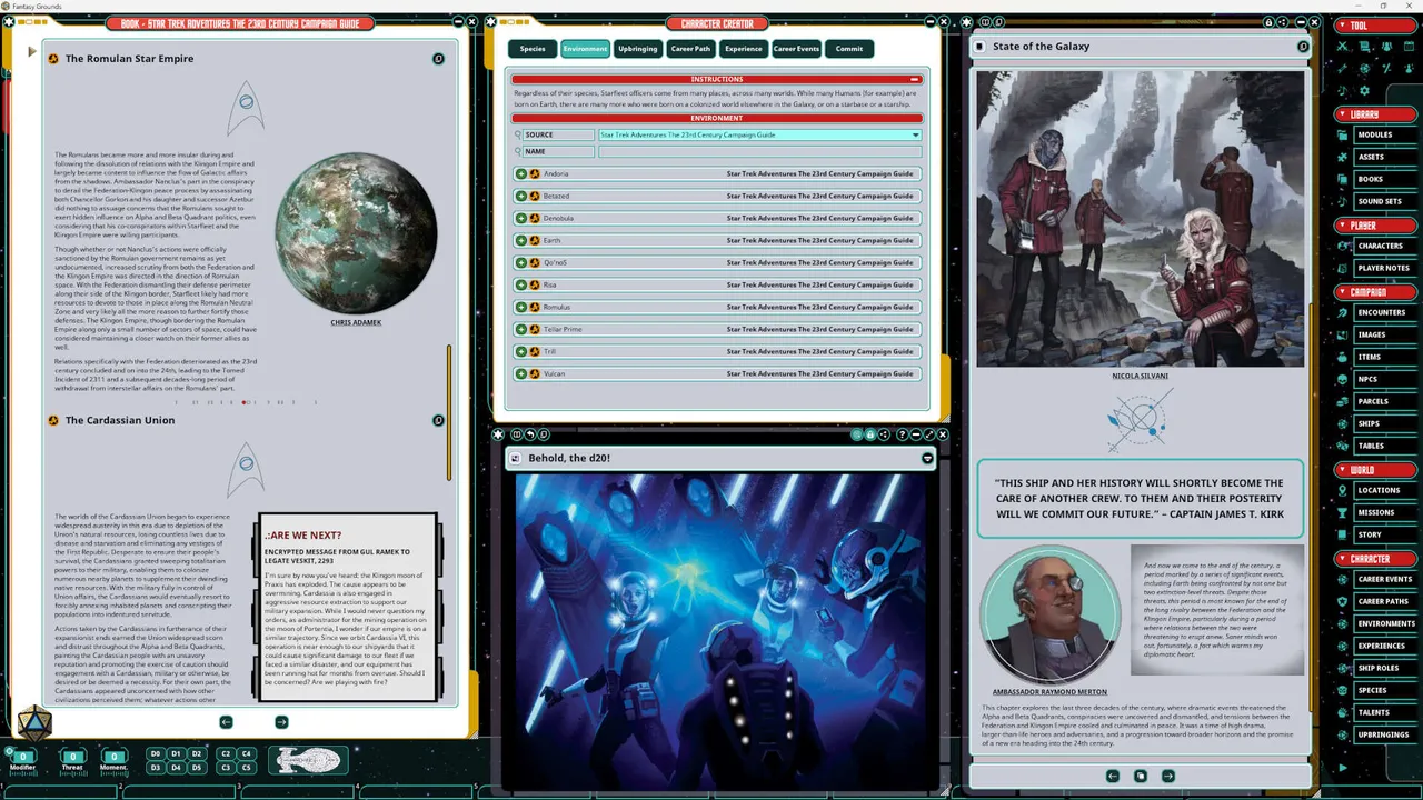 Fantasy Grounds - Star Trek Adventures: The Roleplaying Game - The 23rd Century Campaign Guide Screenshot 0