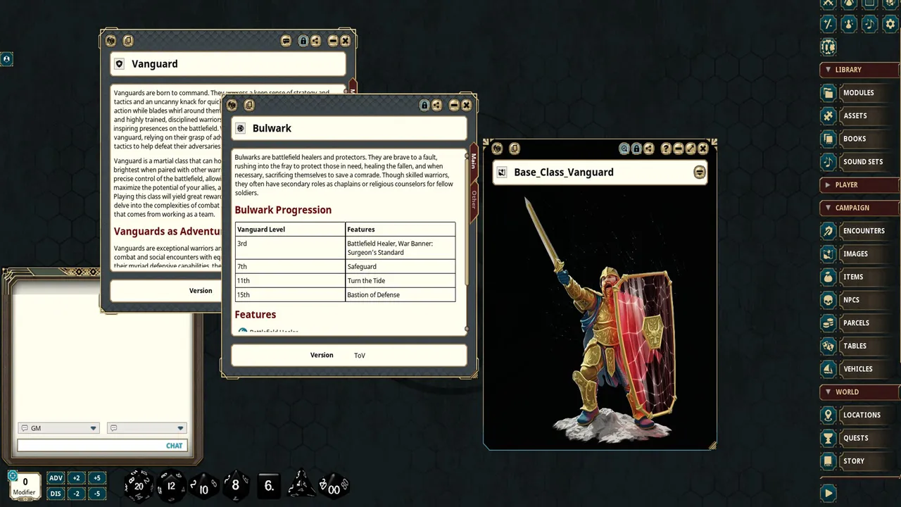 Fantasy Grounds - Tales of the Valiant: Player's Guide 2 Screenshot 0