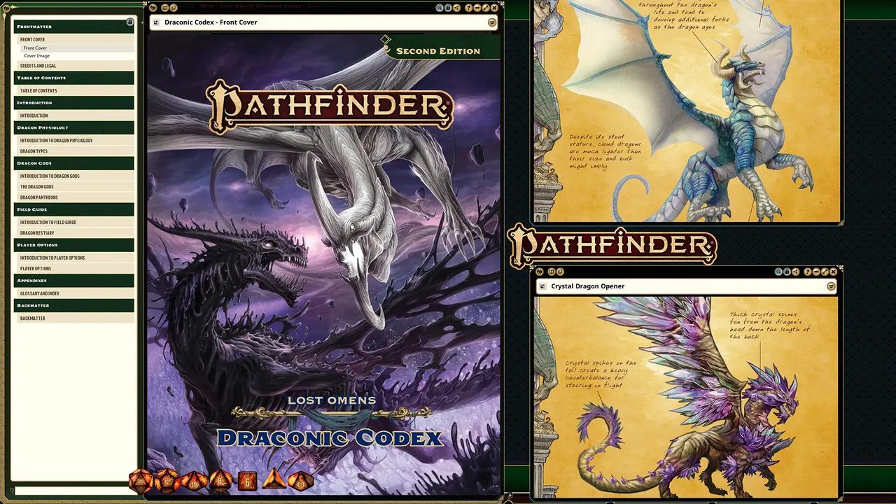 Fantasy Grounds - Pathfinder 2 RPG - Lost Omens: Draconic Codex Screenshot 2