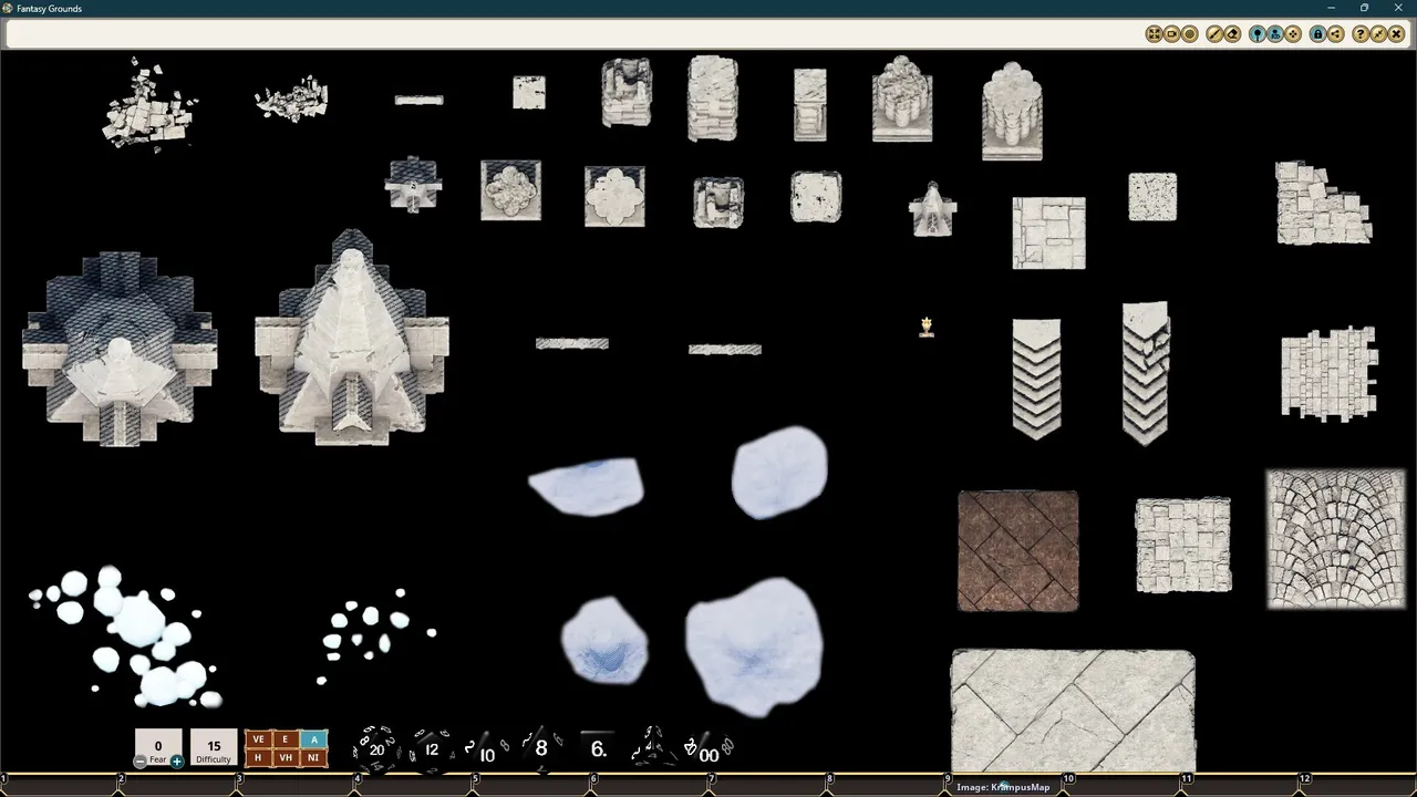 Fantasy Grounds - FG Kingdoms Bitter Arctic Map Pack Screenshot 0