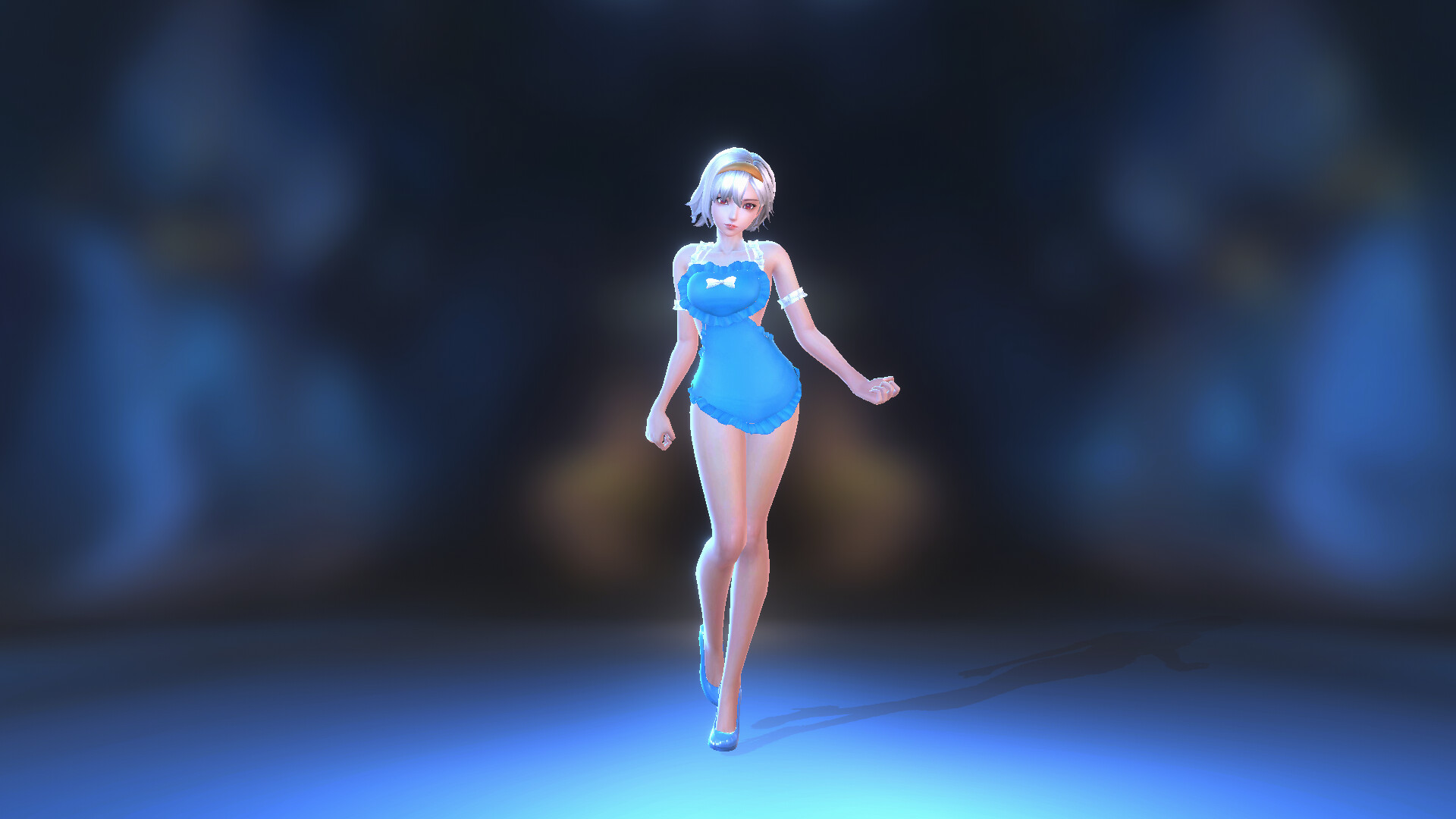 Angel Legion-DLC Seductive Maid (Blue) Screenshot 4