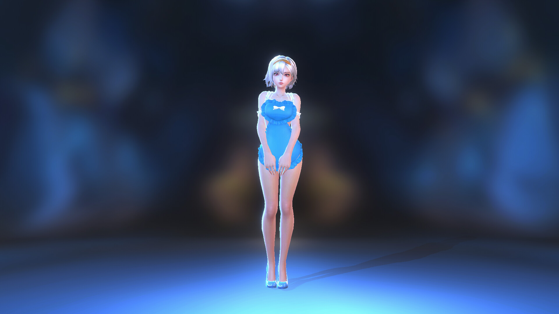 Angel Legion-DLC Seductive Maid (Blue) Screenshot 1