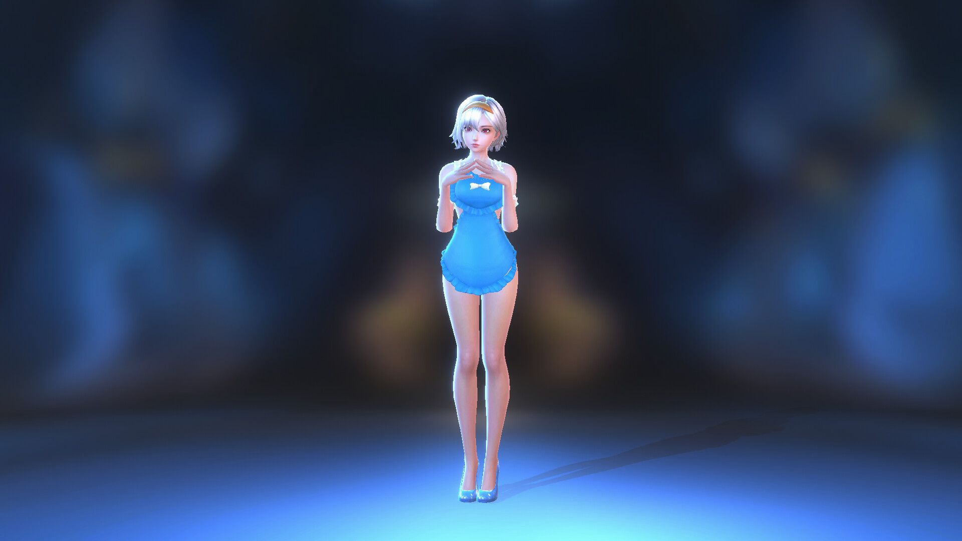 Angel Legion-DLC Seductive Maid (Blue) Screenshot 0