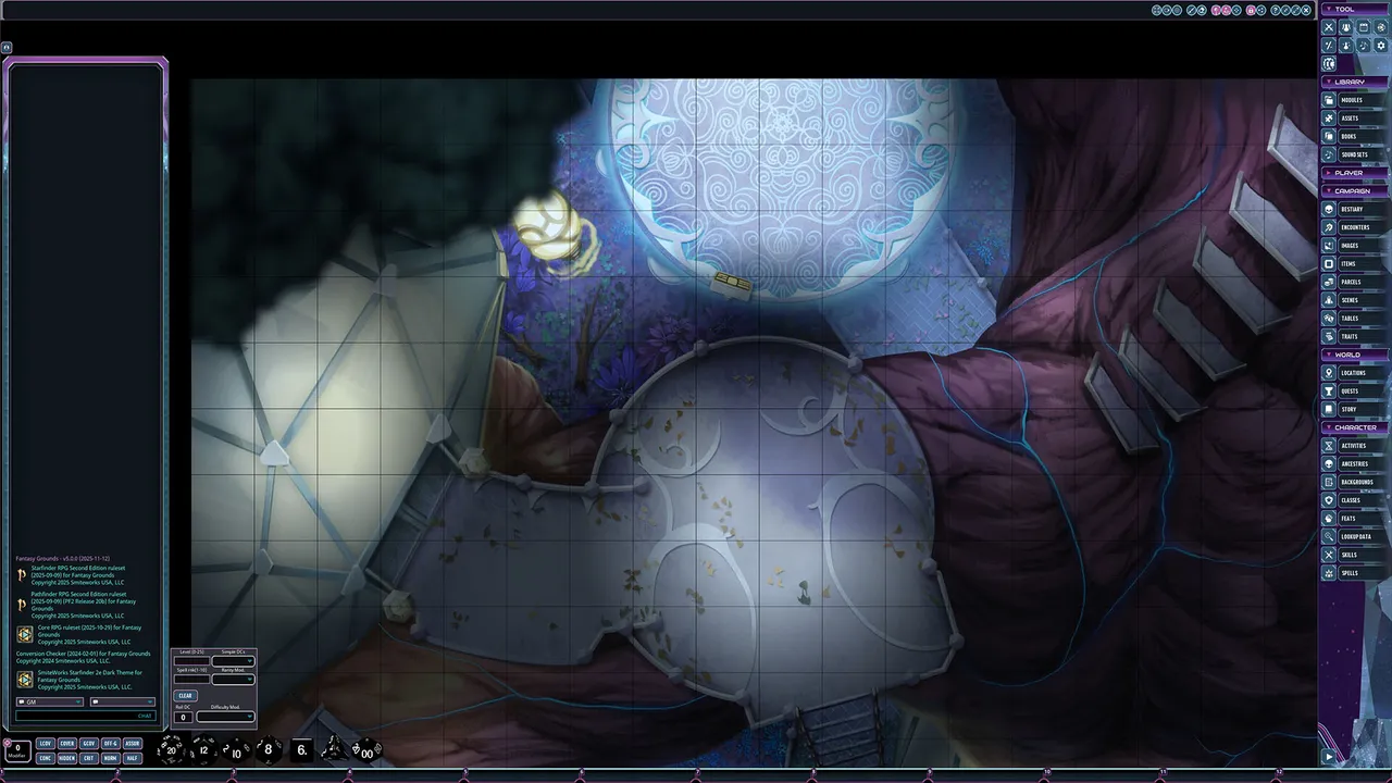 Fantasy Grounds - Starfinder 2 RPG - Flip-Mat: Renegade Outpost Screenshot 0