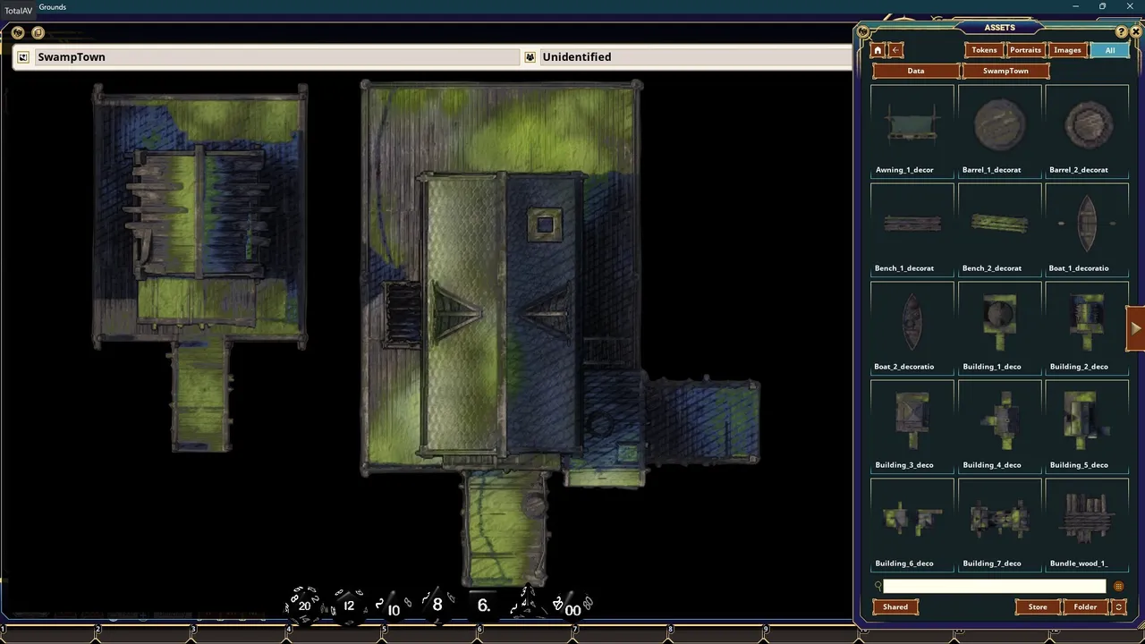 Fantasy Grounds - FG Kingdoms Endless Bog Map Pack Screenshot 4