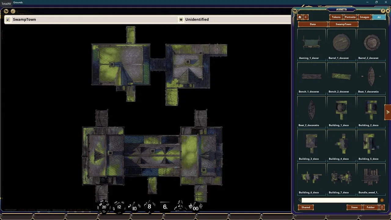 Fantasy Grounds - FG Kingdoms Endless Bog Map Pack Screenshot 2