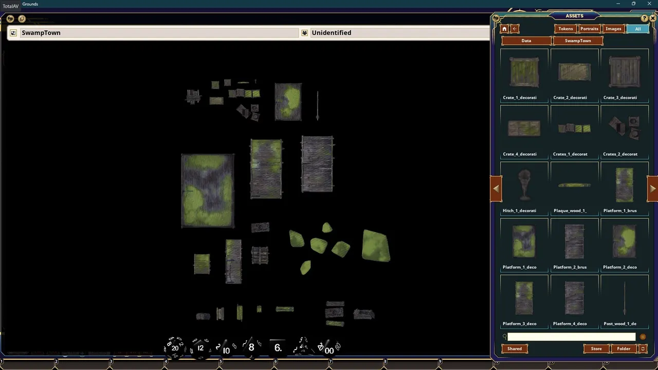 Fantasy Grounds - FG Kingdoms Endless Bog Map Pack Screenshot 0