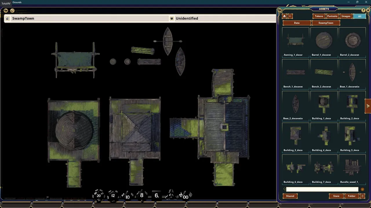 Fantasy Grounds - FG Kingdoms Endless Bog Map Pack Screenshot 1