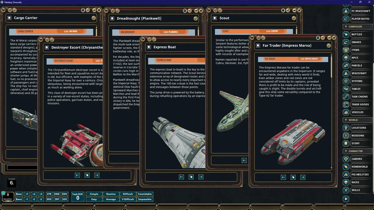 Fantasy Grounds - Traveller - High Guard Update 2022 Screenshot 2