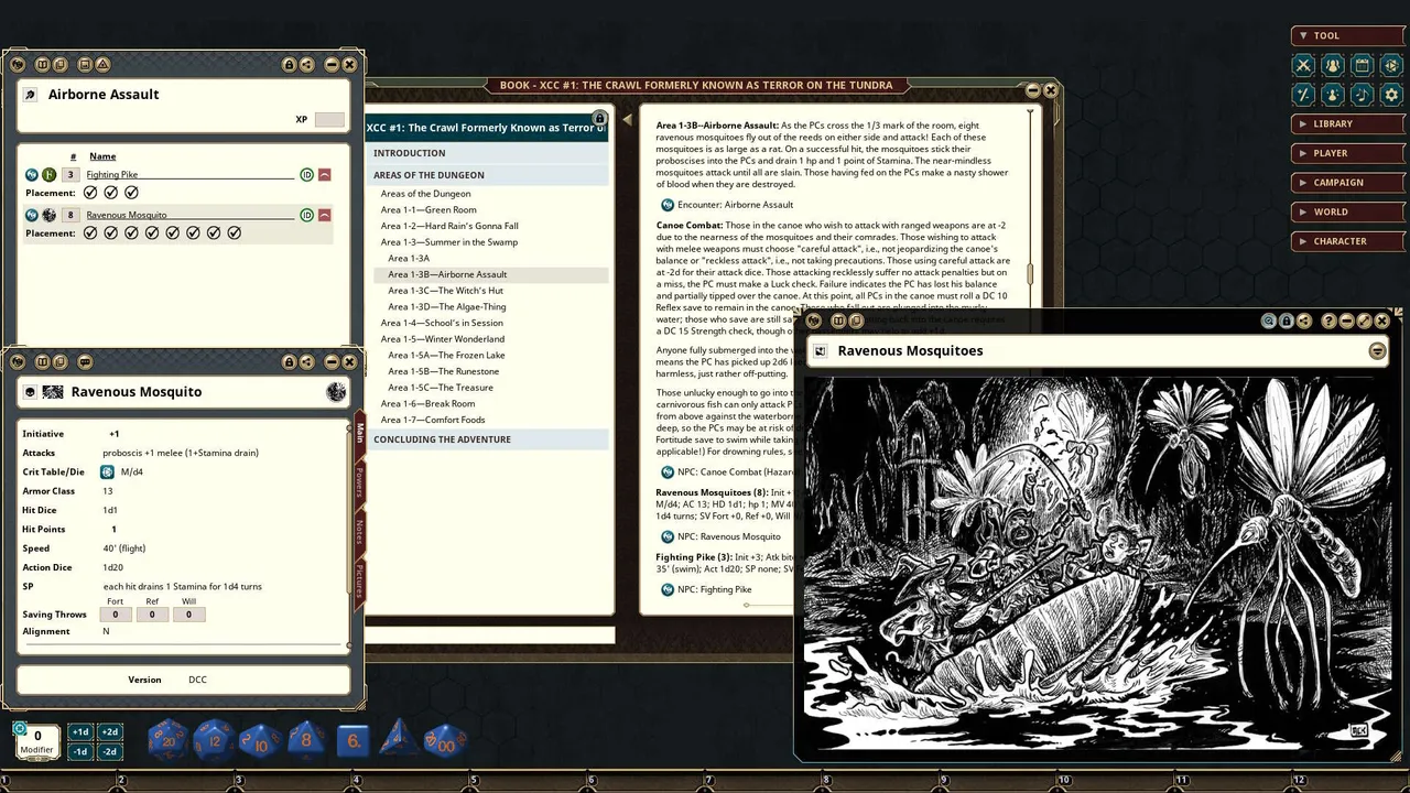 Fantasy Grounds - XCrawl Classics #1: The Crawl Formerly Known as Terror on the Tundra Screenshot 3