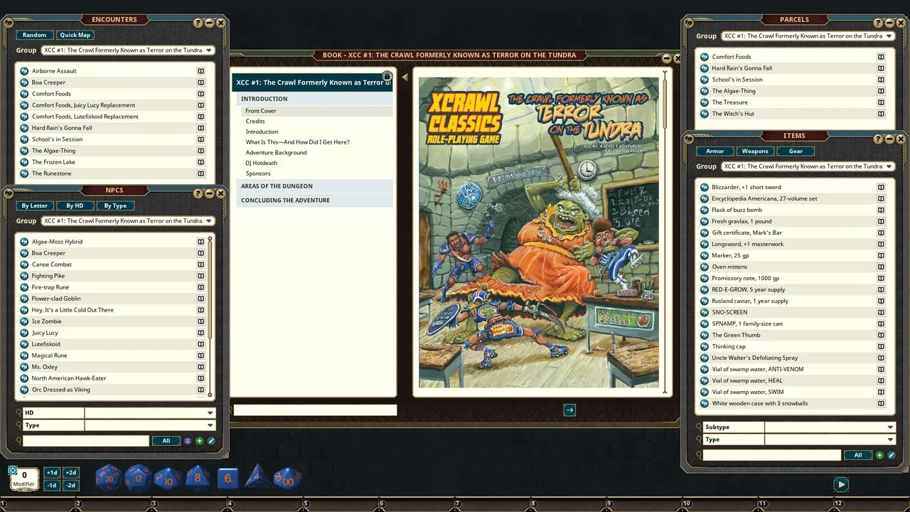 Fantasy Grounds - XCrawl Classics #1: The Crawl Formerly Known as Terror on the Tundra Screenshot 4