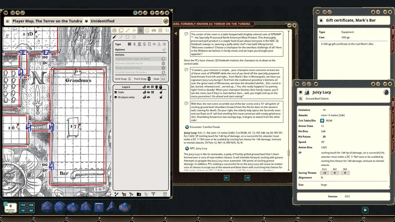 Fantasy Grounds - XCrawl Classics #1: The Crawl Formerly Known as Terror on the Tundra Screenshot 0