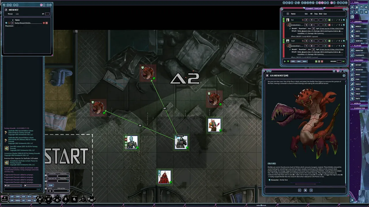 Fantasy Grounds - Starfinder Society - Invasion's Edge: Collision's Wake Screenshot 1