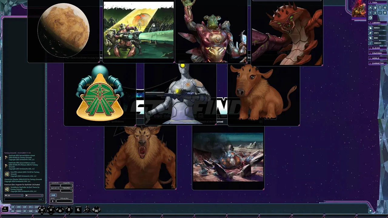 Fantasy Grounds - Starfinder Society - Invasion's Edge: Collision's Wake Screenshot 4