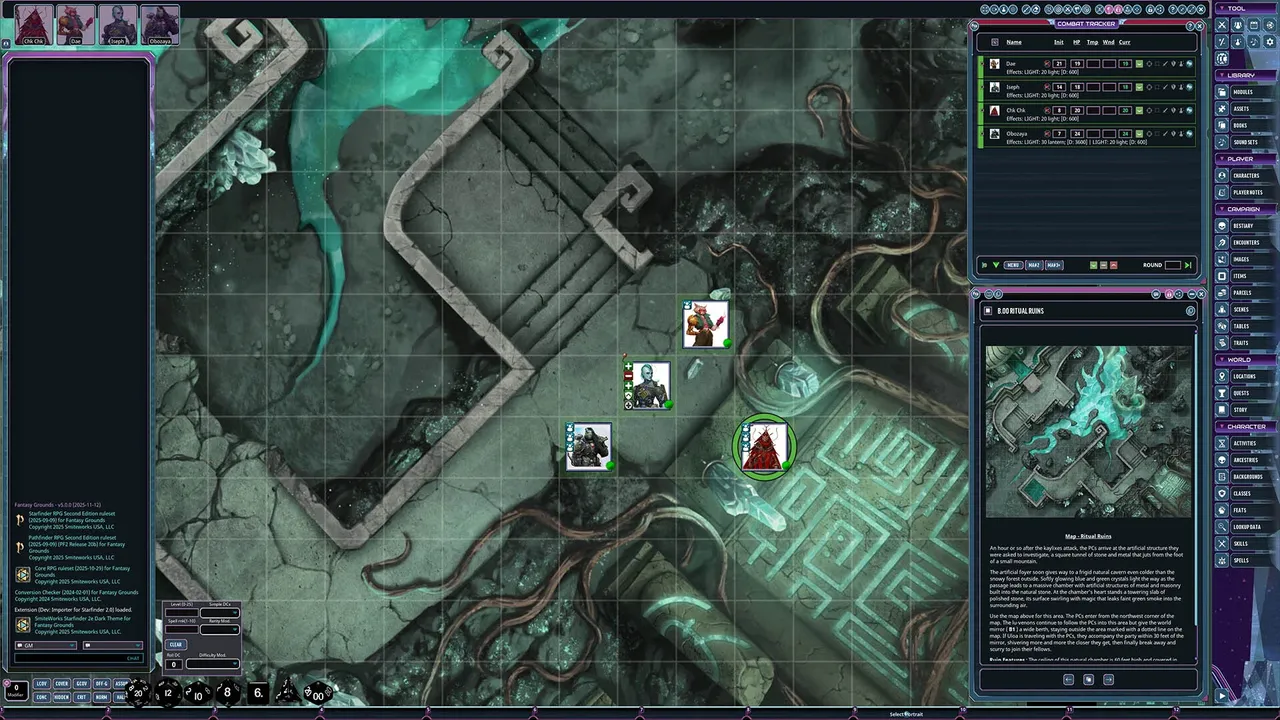 Fantasy Grounds - Starfinder Society - Invasion's Edge: Mystery of the Frozen Moon Screenshot 3