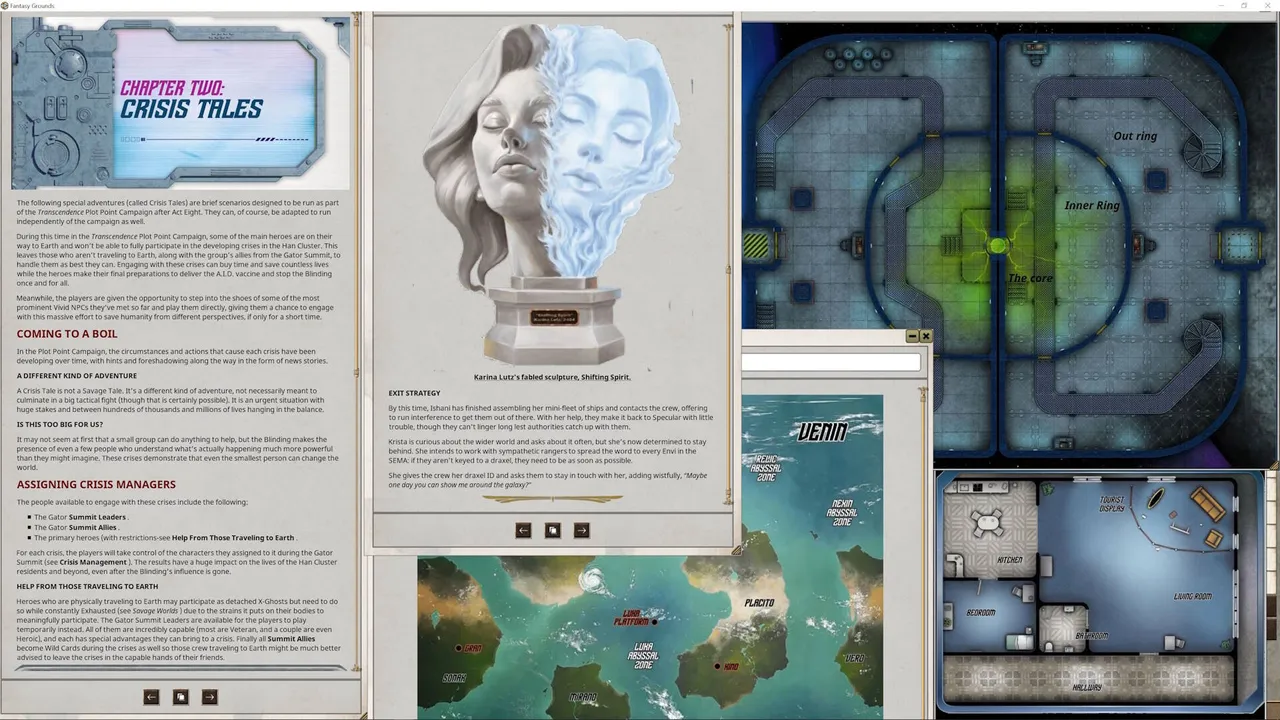 Fantasy Grounds - Han Cluster Roleplaying Game: Transcendence Screenshot 2