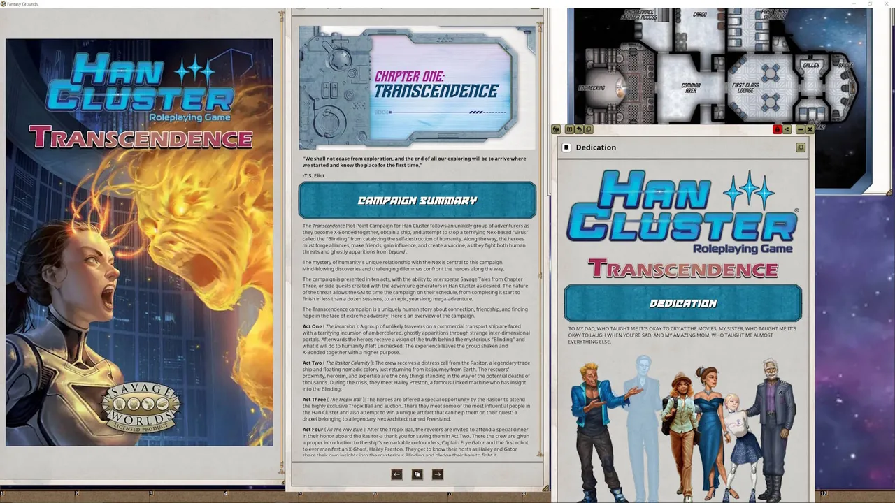 Fantasy Grounds - Han Cluster Roleplaying Game: Transcendence Screenshot 3