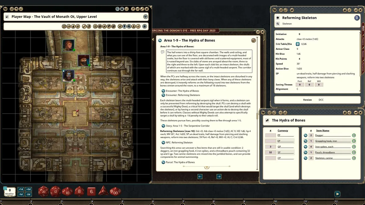Fantasy Grounds - Dungeon Crawl Classics: Piercing the Demon's Eye Screenshot 0