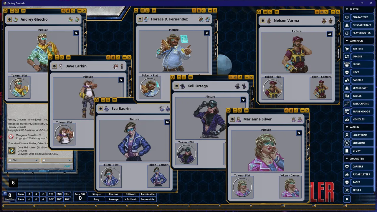 Fantasy Grounds - Traveller - Cluster Truck Screenshot 4