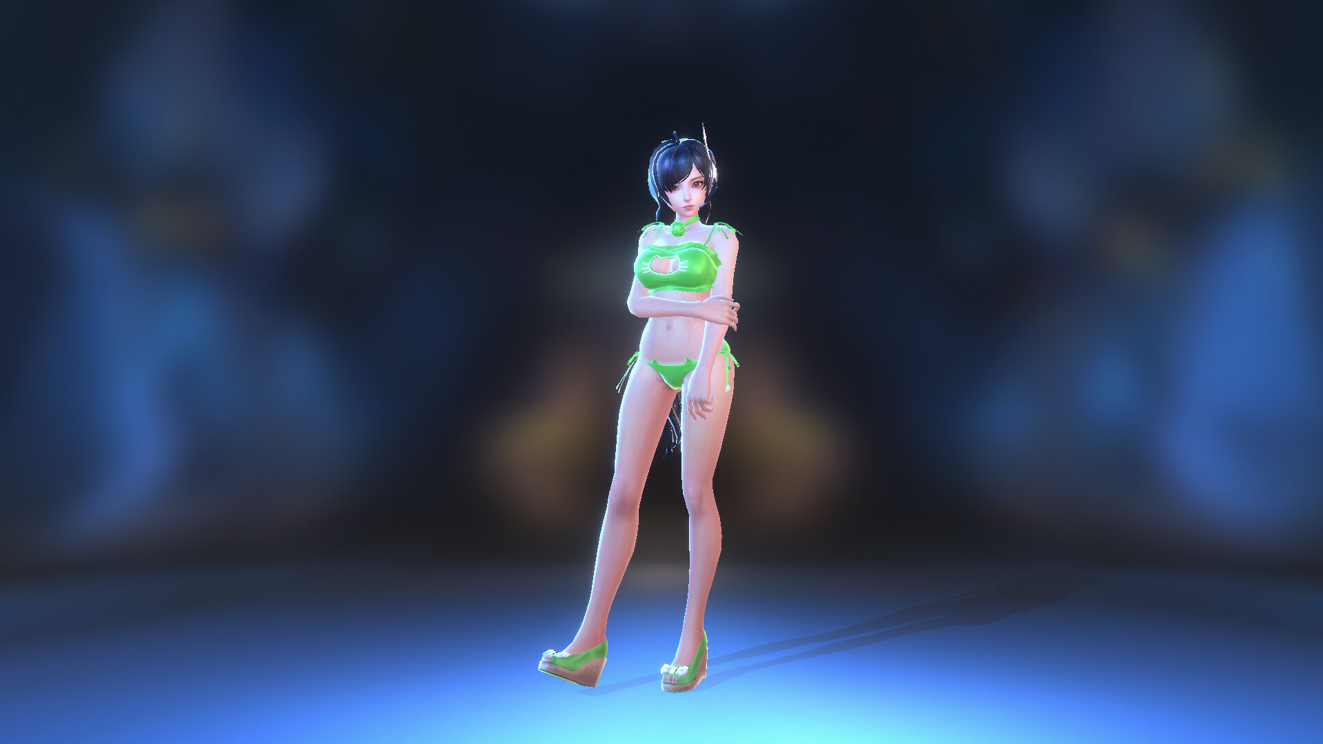 Angel Legion-DLC Cute Kitty (Green) Screenshot 0