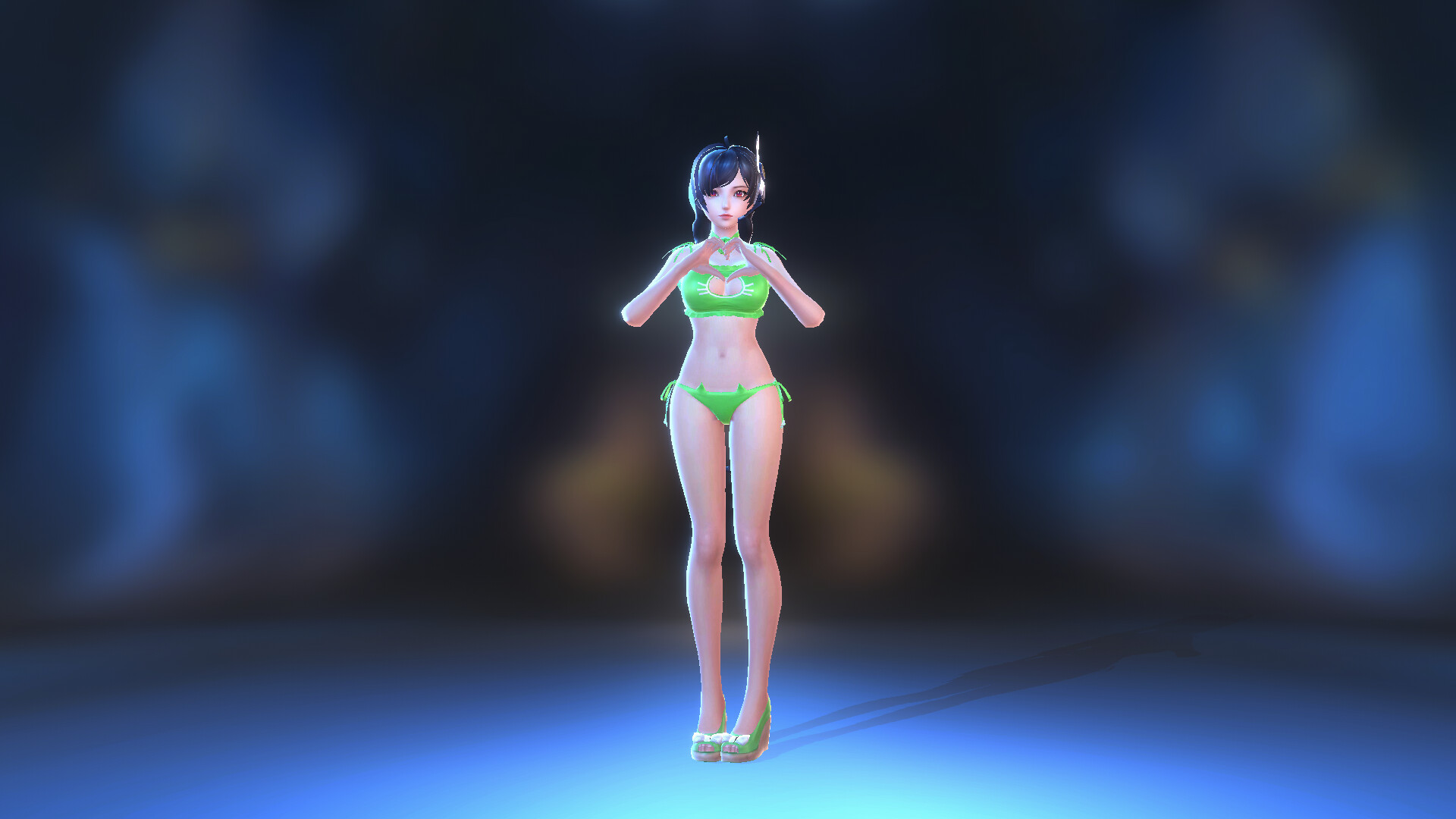 Angel Legion-DLC Cute Kitty (Green) Screenshot 1