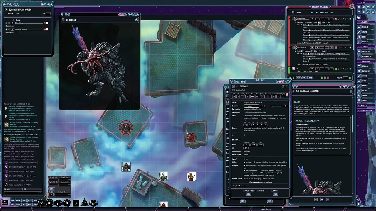 Fantasy Grounds - Starfinder Society - Invasion's Edge: Disaster at Dreamlink Labs Screenshot 2