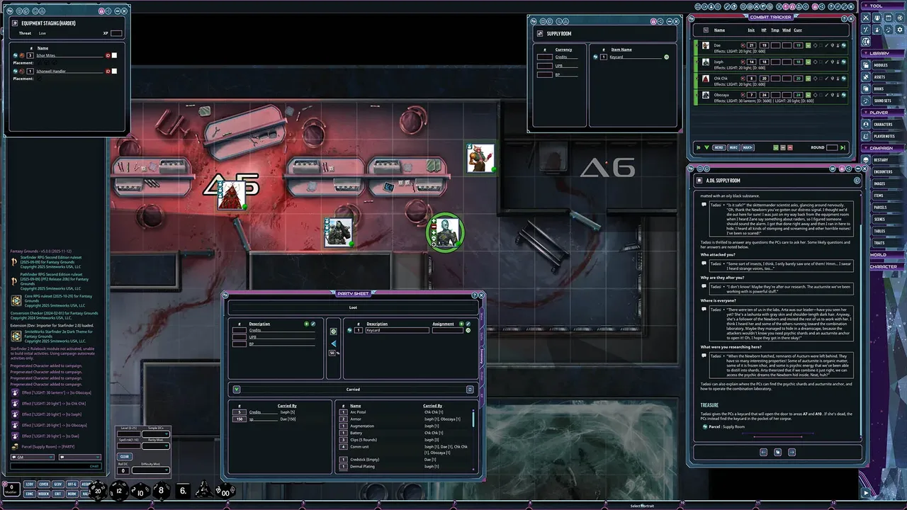 Fantasy Grounds - Starfinder Society - Invasion's Edge: Disaster at Dreamlink Labs Screenshot 3