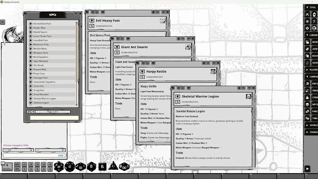 Fantasy Grounds - HellMarch Mass Combat for Shadowdark RPG Screenshot 0