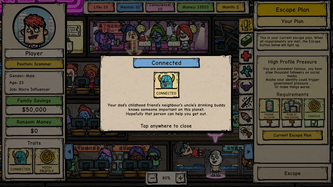Escape from Planet Pan: Scam Center Screenshot 8
