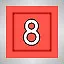 Congratulations lvl 8 passed! icon
