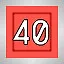 Congratulations lvl 40 passed! icon