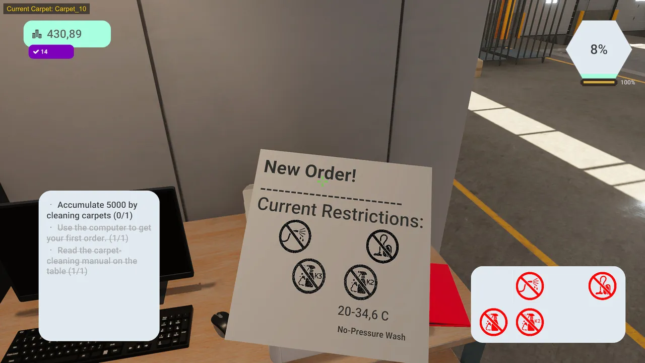 Carpet Cleaning Master Screenshot 1