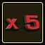 5 x 5 Kill Streak icon