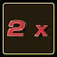 2 x 2 x Combo icon