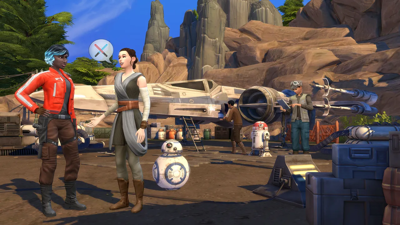 The Sims™ 4 Star Wars™: Journey to Batuu Game Pack Screenshot 1