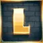 Golden Level L icon