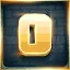 Golden Level O icon